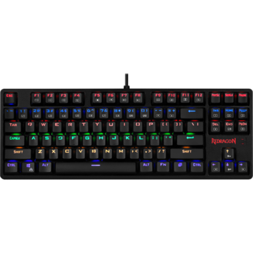Клавиатура Redragon Daksa игровая, механическая, влагоустойчивая, подсветка, USB, чёрный